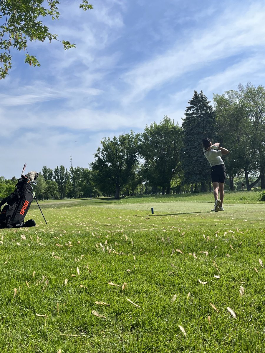 Day 2 is started for the Spuds today. Drew Simonich off of tee #1.