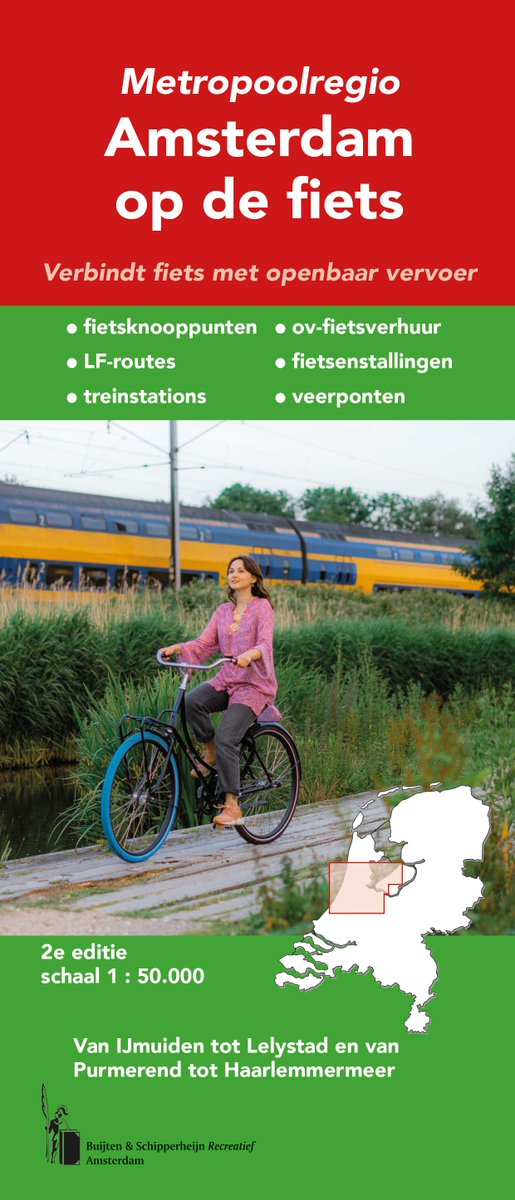 Deze populaire fietskaart van Amsterdam en omstreken is weer op voorraad! Weer helemaal up to date met alle informatie die je nodig hebt om te fietsen in het gebied van IJmuiden tot Lelystad en van Purmerend tot Haarlemmermeer. shop.buijten.nl/product/metrop…