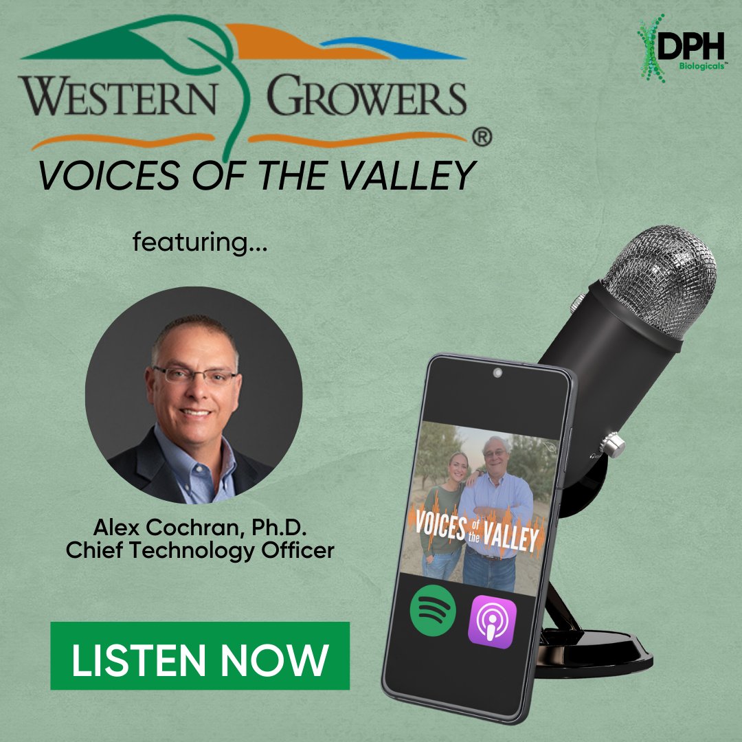 Alex Cochran, joined 'Voices of the Valley',  chatting about the challenges and promises of #biological solutions in #agriculture. 

podcasters.spotify.com/pod/show/voice…