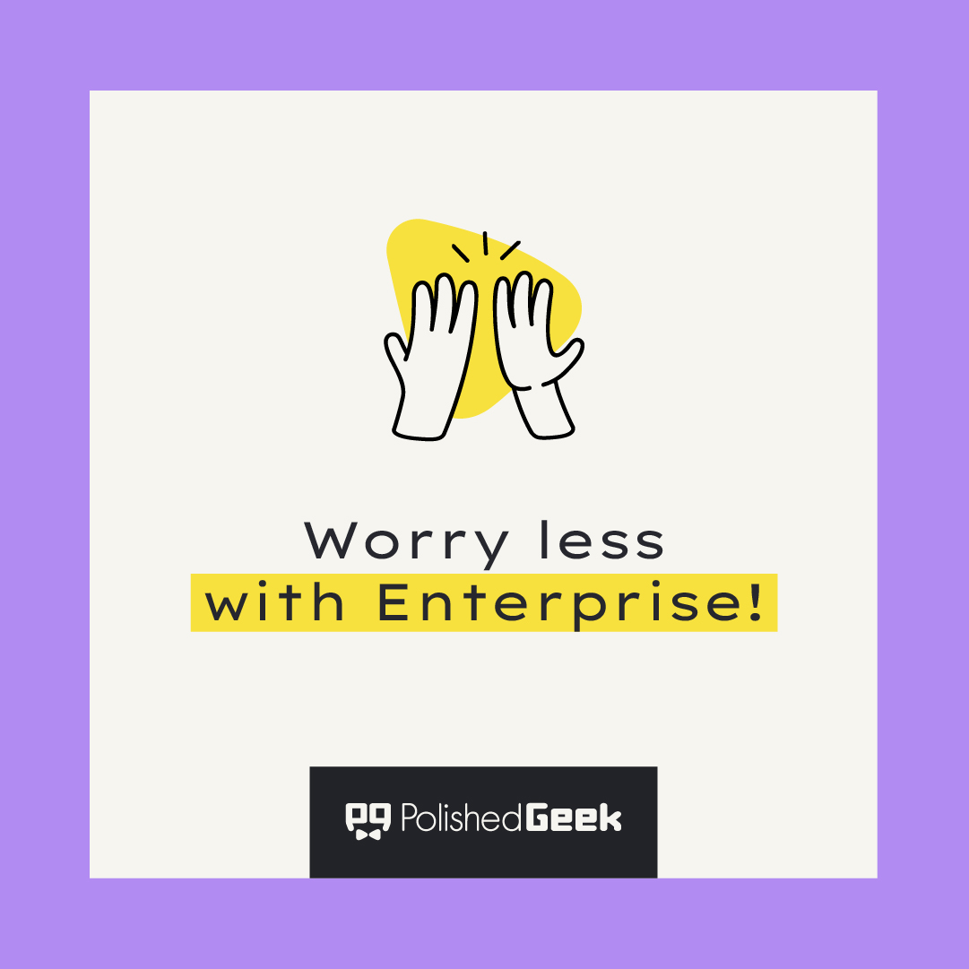 PolishedGeek's tweet photo. Reasons why we love @mondaydotcom's Enterprise plan?

Advanced data protection for: 
♦ Audit log
♦ Session management
♦ Private boards &amp; files
♦ Board administrators
♦ Advanced account permissions

To name a few: https://t.co/yy8tz5bwFO
.
.
.
#PolishedGeek #MoreWithMonday https://t.co/XLDhu12Yhp