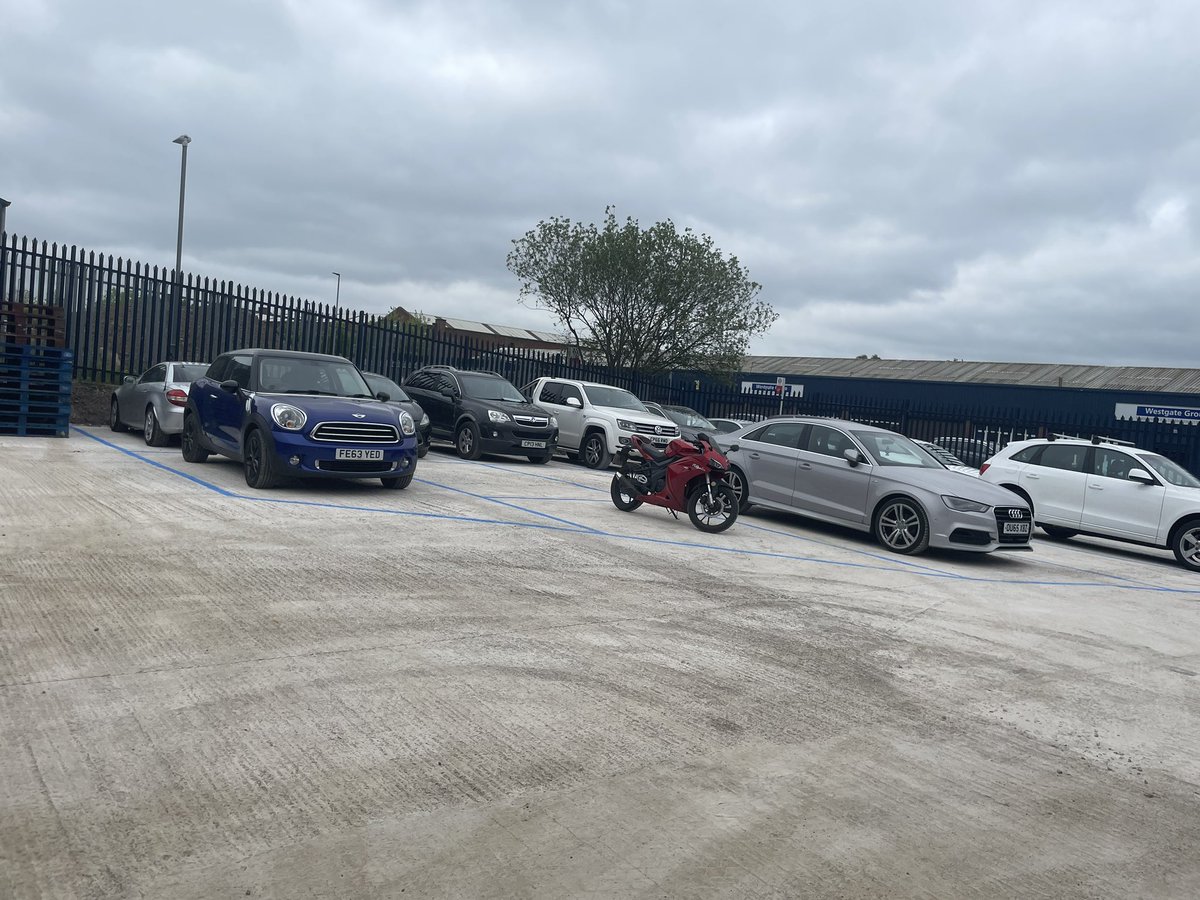 RMPProducts's tweet photo. We are delighted to have a Brand New car park on site…🚘 

We want to thank everybody who worked hard on this over the past few weeks.

With disabled spaces, visitor spaces and electronic charging available🔌 

Come visit soon!

#carpark #accessibility #electriccars https://t.co/2SdZwCzgm0