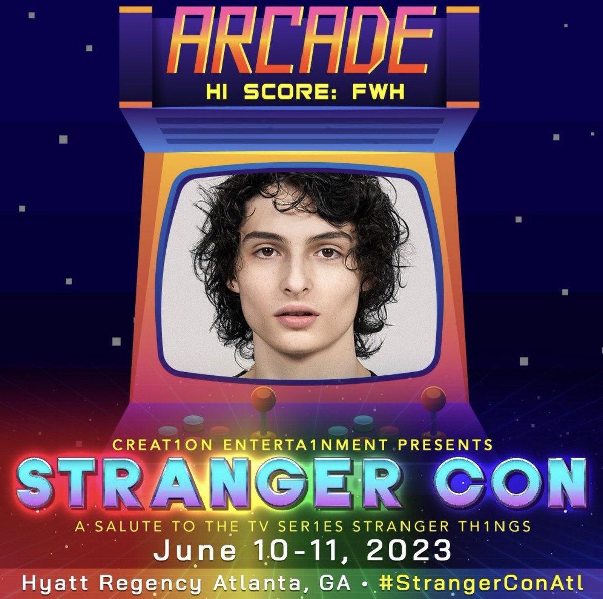 CreationEnt's tweet photo. ICYMI: Stranger Con is coming to Atlanta on June 10-11, 2023 at the Hyatt Regency Atlanta -- and you're invited!
We have a stellar guest line-up, including Millie Bobby Brown, Finn Wolfhard and more!
Visit https://t.co/eJoiATTiUK for tickets!
#StrangerCon https://t.co/BarscFkkHa