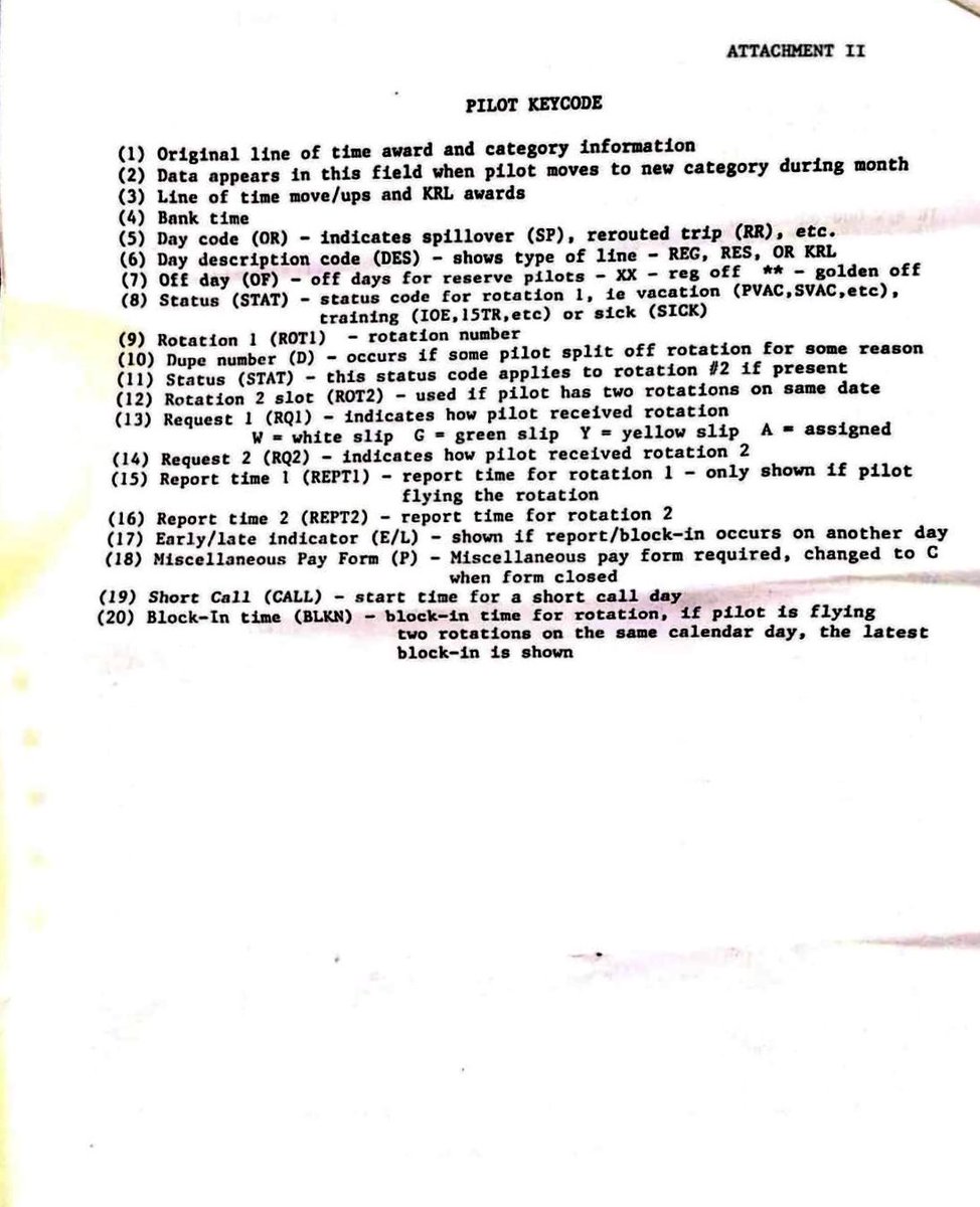 xJonNYC's tweet image. DL: June 1st marks 35 years since Delta’s pilot scheduling software was implemented. My understanding is that basically this is still in use, hasn’t been replaced