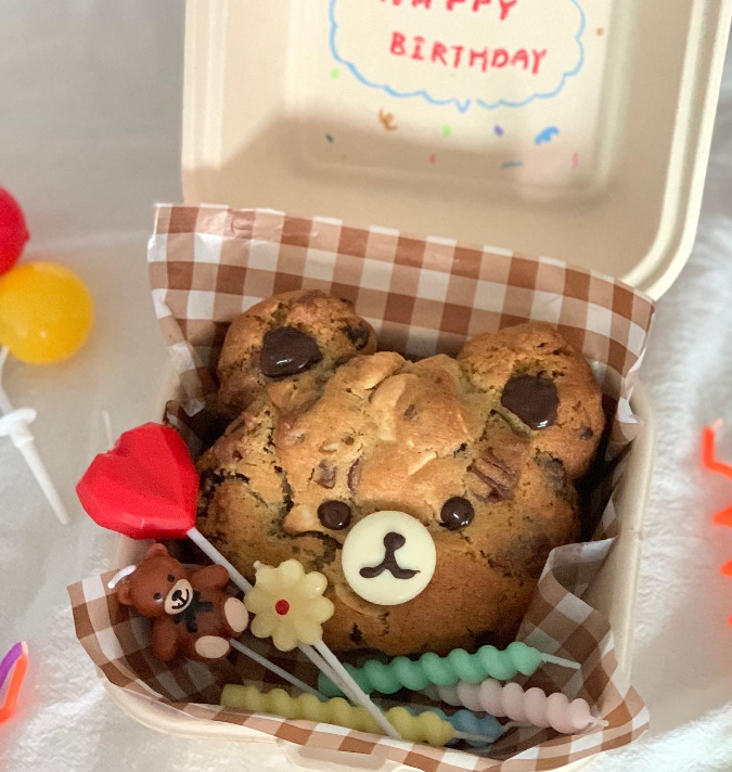 daily_dolce's tweet photo. Teddy bear chocolate chip cookies by mill_422 https://t.co/ZH9YS88kY4