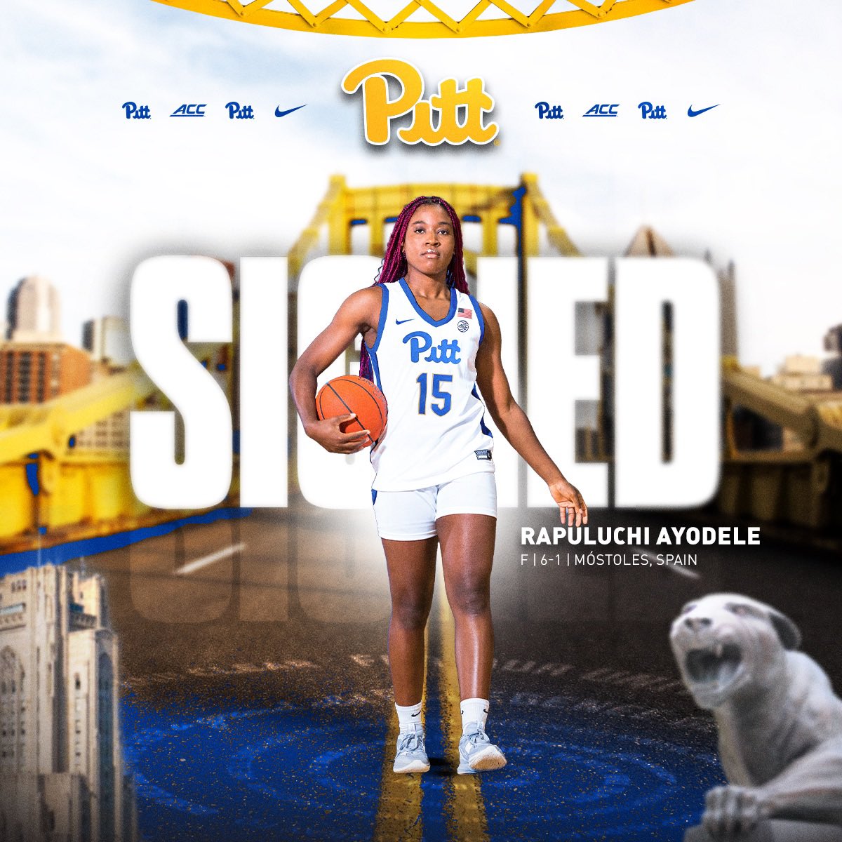 Pitt Basketball (@pitt_wbb) on Twitter photo Adding another piece to the puzzle 🧩
Excited to welcome <a href="/RNgorka/">Favor Ayodele</a> to the Pitt family 💛💙
🔗 bit.ly/3OJXY75
#H2P Adding another piece to the puzzle 🧩
Excited to welcome <a href="/RNgorka/">Favor Ayodele</a> to the Pitt family 💛💙
🔗 bit.ly/3OJXY75
#H2P