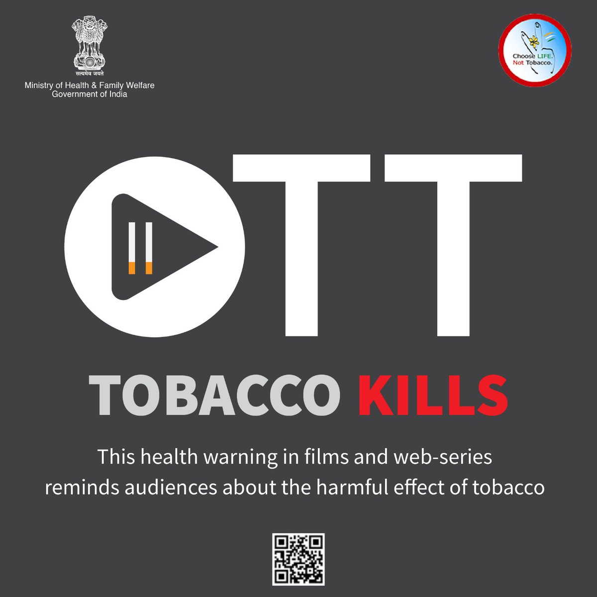 ➡️ On #WorldNoTobaccoDay, Union Health Ministry releases OTT guidelines for regulation of online depiction of Tobacco Products in online curated content.

pib.gov.in/PressReleasePa…