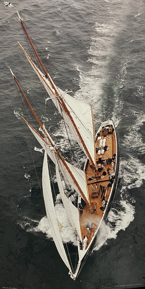 Bluenose II was the first ship to pass under the Confederation Bridge when it opened on this day in 1997. #OTD #BluenoseII 
(photo by Alain Boily)