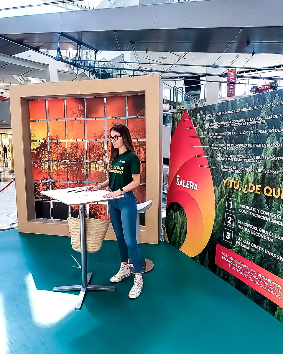 📢Desde hoy al 5 de junio participa en nuestra iniciativa para la protección de nuestros bosques de con nuestros amigos de la Asociación Amics de Palanques, ¡por cada participación les donaremos 1€ que se destinarán a su proyecto de reforestación Electrobosc 🌍! #dequeladoestas