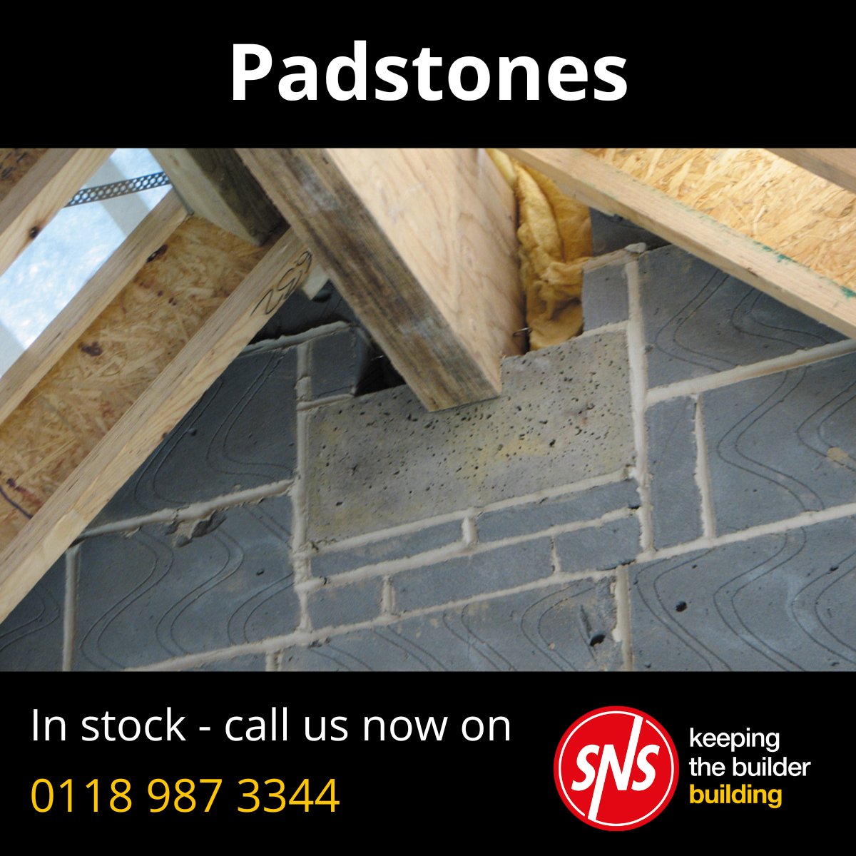We have the largest range of stock padstones available from any builders merchant - browse the range for collection or next-day delivery &amp; order online now!

 Visit our website at snsbp.co.uk
