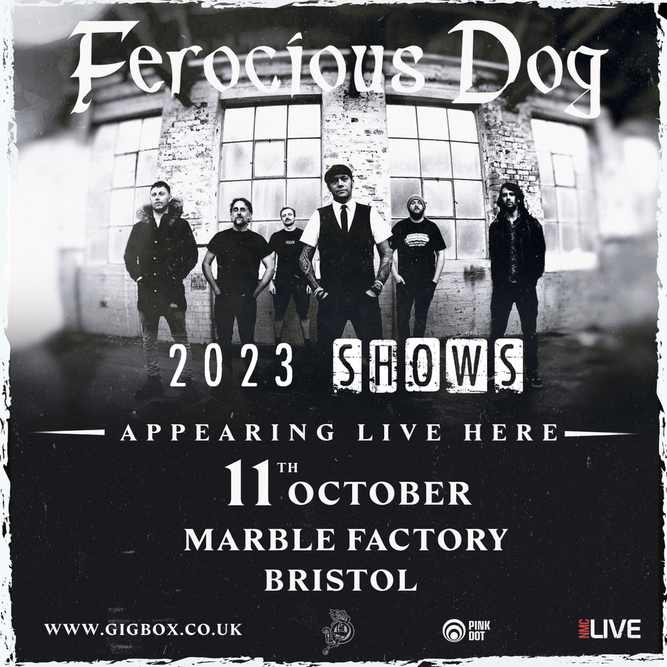 AMF Music Publishing (@amfpublishing) on Twitter photo Bristol! <a href="/FerociousDog/">Ferocious Dog</a> will be playing <a href="/MarbleFactoryUK/">The Marble Factory</a> 11th October 2023!
Tickets on sale this Friday 10am
seetickets.com/event/ferociou… Bristol! <a href="/FerociousDog/">Ferocious Dog</a> will be playing <a href="/MarbleFactoryUK/">The Marble Factory</a> 11th October 2023!
Tickets on sale this Friday 10am
seetickets.com/event/ferociou…
