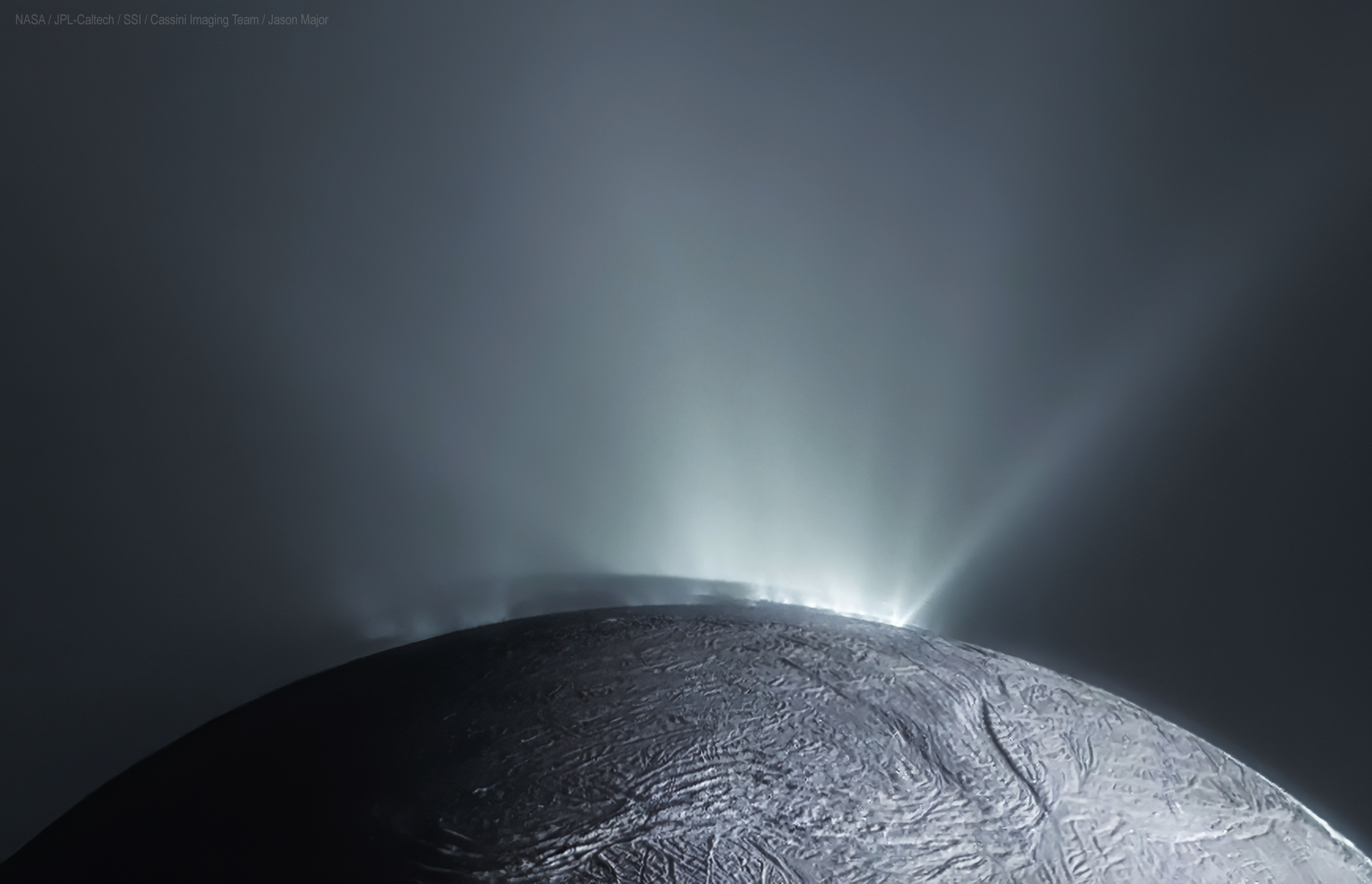 Enceladus,Saturn's Moon,NASA's Cassini Probe