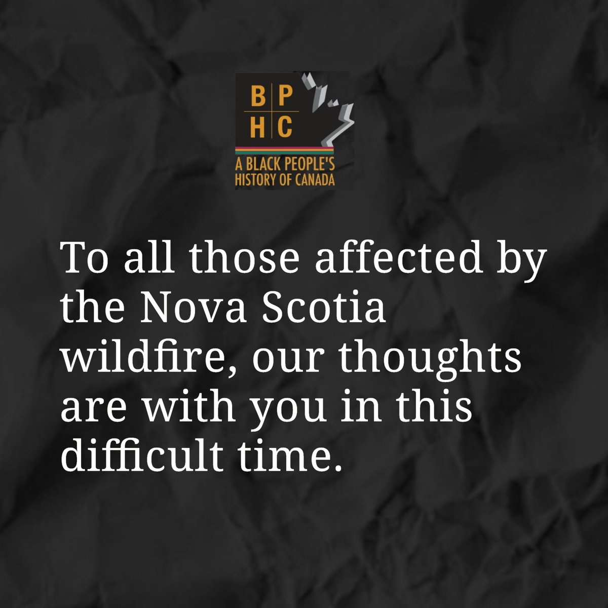 To all those affected by the Nova Scotia wildfire, our thoughts are with you in this difficult time. Please stay safe.

#wildfire #Climate #Canada #motivation #love #follow #followme #BPHC