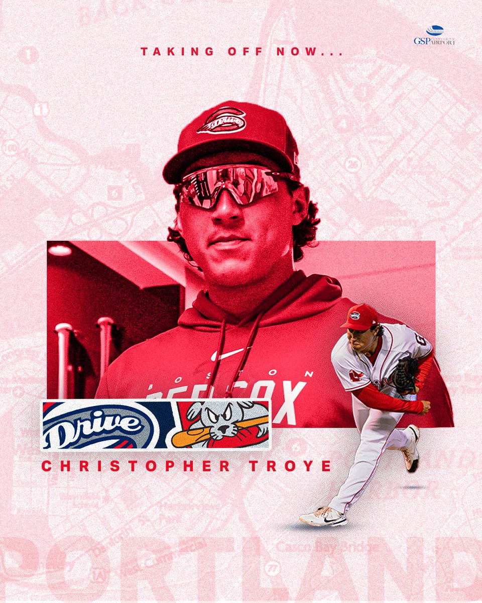 GreenvilleDrive's tweet photo. CT! The electric arm has taken off for Portland.
Congrats @christophtroye weโll be rooting for you every step of the way!
#southtotheshow #thinkgspfirst https://t.co/BCmQAHJsvM