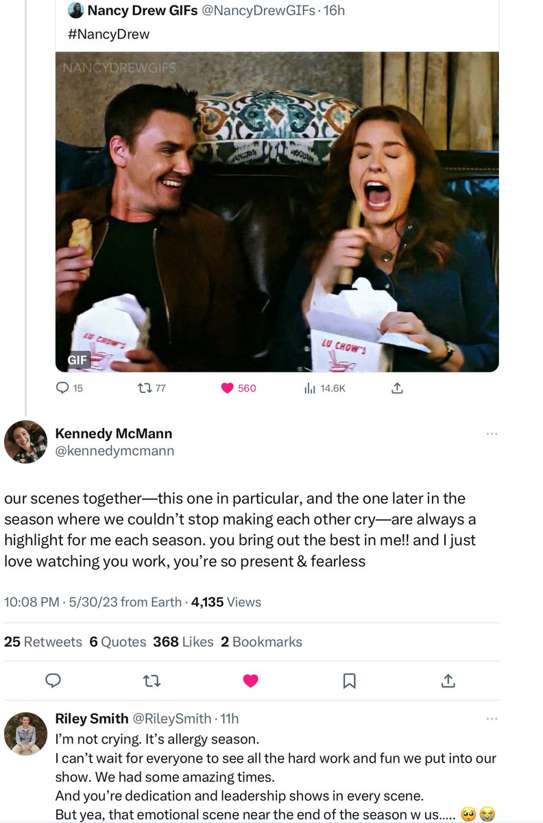 Fleetwoodfan80s's tweet photo. @kennedymcmann & @RileySmith make such a great father-daughter duo! It’s been super sweet watching them build a relationship & hilarious how he’s always interrupting #Nace. I love seeing @scottwolf’s Carson help him figure out how to be a dad to Nancy. #MyTwoDads #ChoreWheel 🤣 https://t.co/RoJwWlfraZ