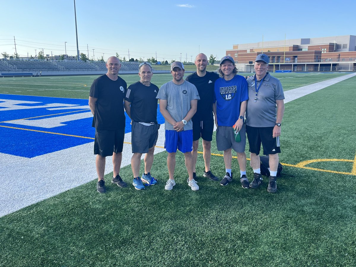 LakeCentralBSOC's tweet photo. First morning run!  Everyone ran for around 50 minutes and about 6 miles, even the coaching staff. 

Top 5 Finishers
So. Matthew Newton
So. George Karabatsos
Sr. Miller Knestrict
Jr. Tye Adams
So. Kaden Vickery

#WEARELC #ROLLTRIBE
@LCIndians @LC_School_Corp https://t.co/sGxOMjrbx3
