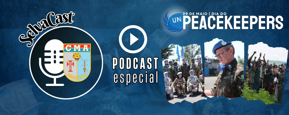 cma_exercito's tweet photo. No #SelvaCast especial sobre o Dia Internacional dos Peacekeepers das Nações Unidas, ouça o General Costa Neves, Force Commander da missão na República Democrática do Congo - @MONUSCO 

📻🎙️Ouça aqui: https://t.co/Y7jL6SqB0x

Rádio Verde-Oliva Manaus 98.3 https://t.co/FmtPIZDnwk