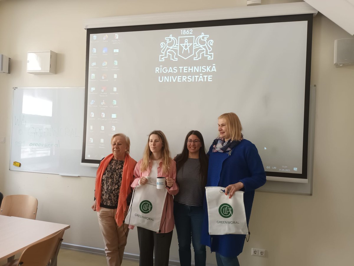 Also today, the partners from the four countries involved in the #Greenworal project have met to evaluate the first phase of the project and plan the next phase related to #mentoring. 💪👏