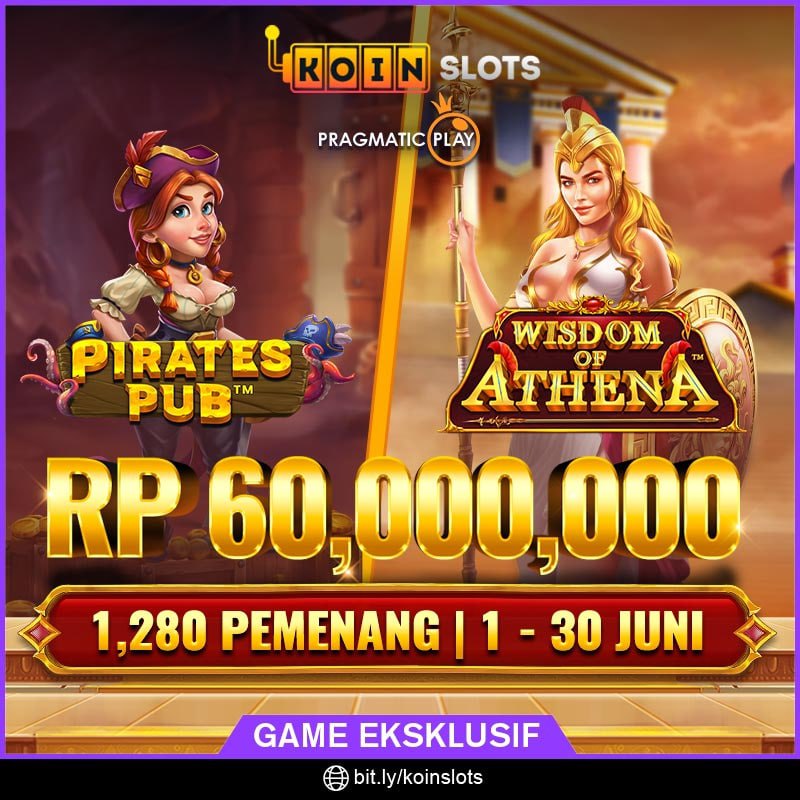 KoinSlots's tweet photo. KOINSLOTS X PRAGMATICPLAY MENGADAKAN 
"GAME EKSKLUSIF"

☞ Tanggal 01 s/d 30 Juni 2023   
☞ Dengan Total Hadiah Rp 60Juta
☞ Untuk 1280 pemenang

#ptcikarang #BOSTON #virgoun  #Erictohir #rebecca #Thailand #DESTA #timnasmedaliemas #manchestercity #viral2023 #3secondtomars https://t.co/RBNwcE6SZ4