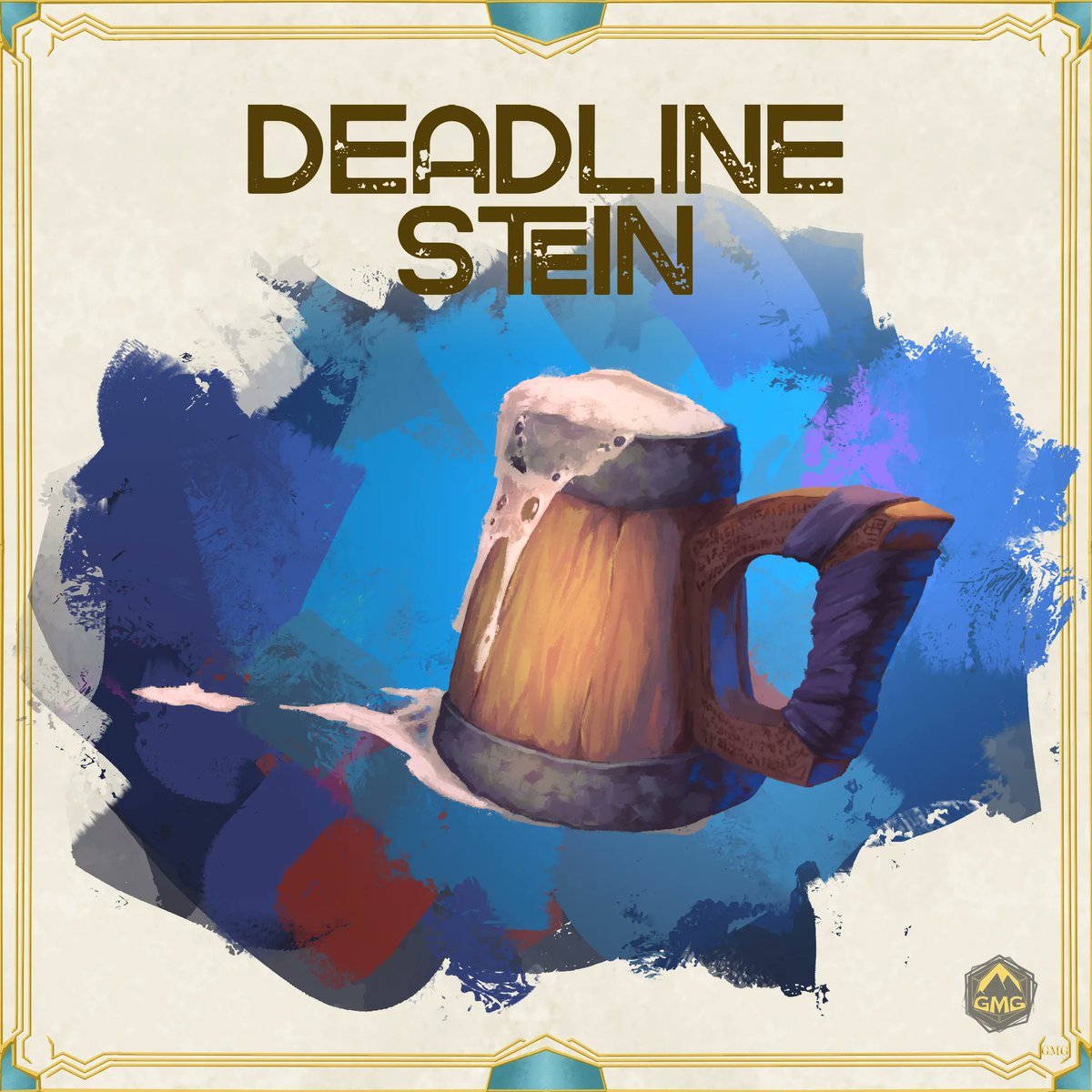 Crafted by #dwarven monks, the Deadline #Stein is a #wondrousitem that offers refreshment after an exhausting day, as well as a boost to morale.

#magicitem #ttrpg #dnd #5e #pf2e #morkborg