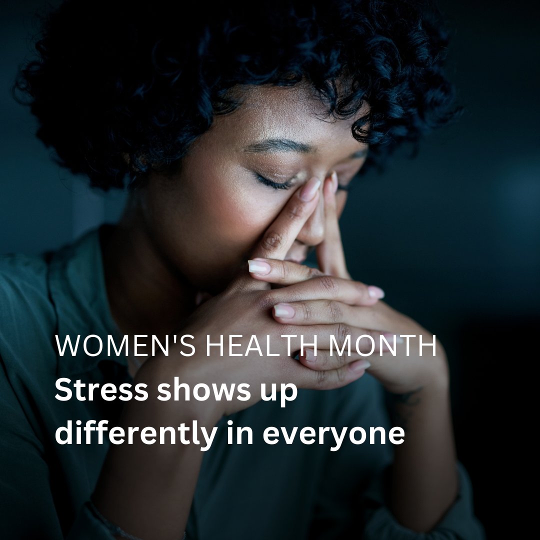 Stress shows up differently for everyone. Upset stomach, migraines, and heart problems are examples of how stress affects women. For more info on the symptoms and causes of stress, visit:  go.usa.gov/xHU3r #NWHW