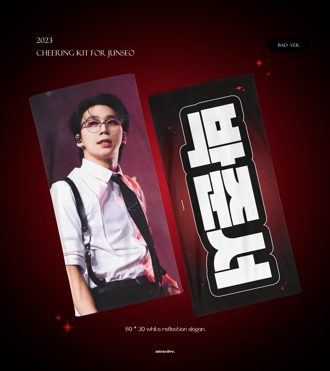 attractive_1228's tweet photo. 💛CHEERING KIT for #JUNSEO

BAD ver. / WINK ver.

6/1 - 6/11
📍배송
🔗https://t.co/VhmcQfcNhW
📍부산콘서트 현장수령
🔗https://t.co/M4N9J22lix

RT 추첨 1분께 슬로건 1장을 보내드립니다💗

#BAE173 #JUNSEO #준서 https://t.co/B9ZuLIXXGX