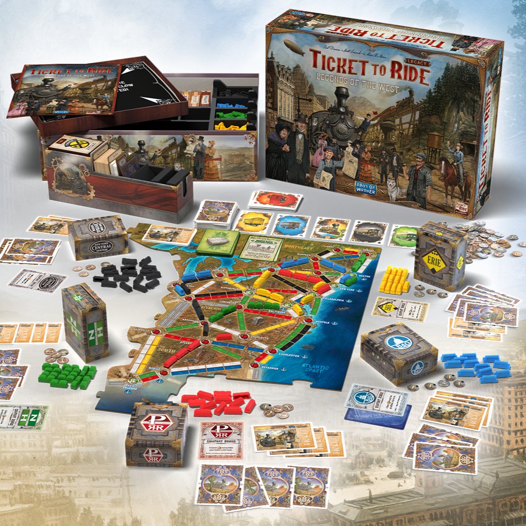 #TicketToRideLegacy. November 3. Are you ready to live the Legend of the West?