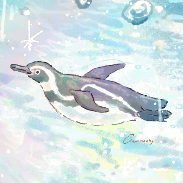 「6月を楽しく過ごせるカレンダー  今月は紫陽花とペンギンを描きました  フリーヘ」|momochy🐇 (ももちー)のイラスト