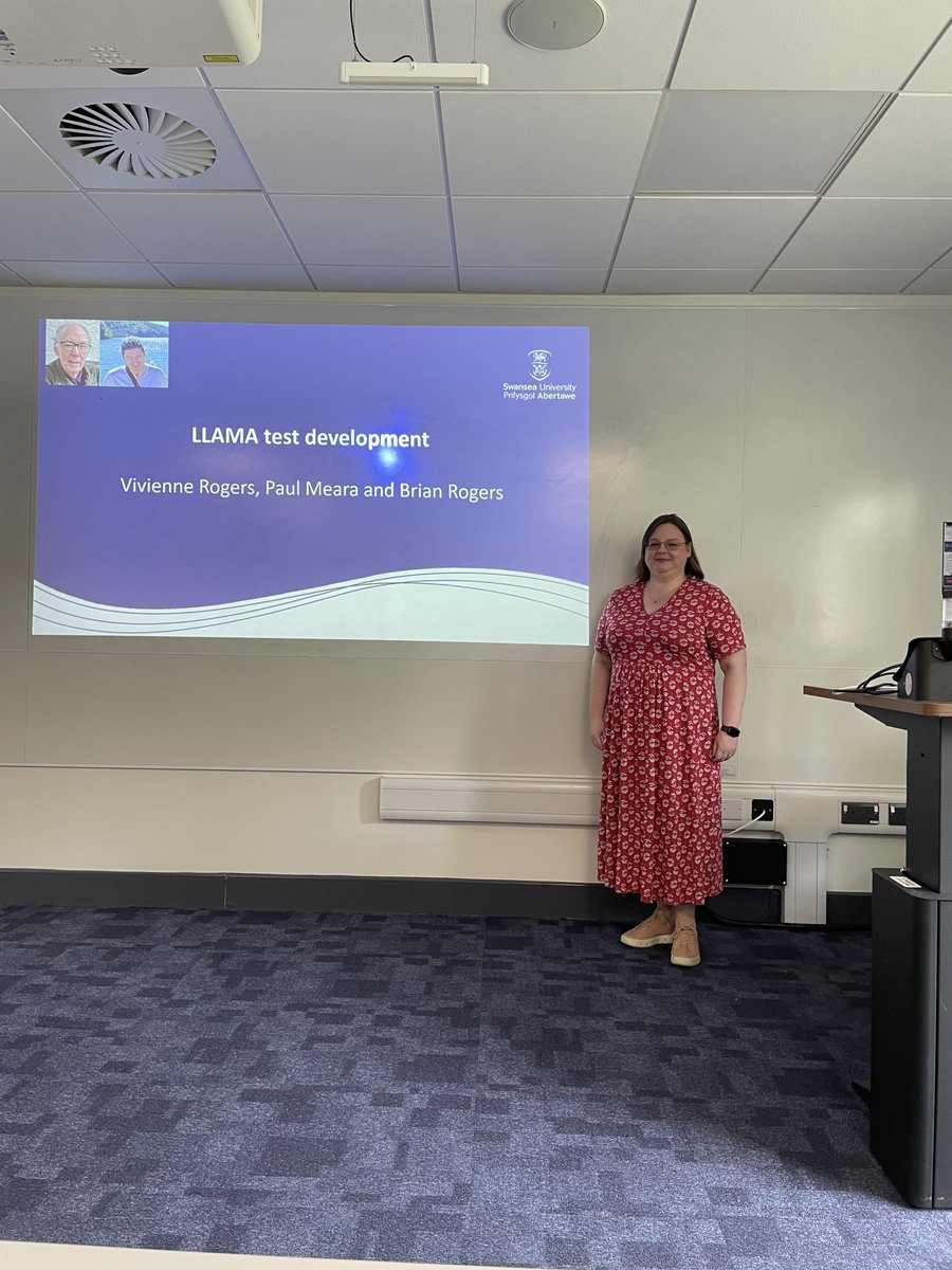 Thanks ⁦<a href="/LaDeLiEssex/">LaDeLi</a>⁩, ⁦<a href="/EssexLang_Ling/">Lang & Ling</a>⁩ and Karen Roehr Brackin for inviting me to present our work on developing the LLAMA aptitude tests ⁦<a href="/Swansea_AppLing/">SU Applied Linguistics</a>⁩ ⁦<a href="/LRC_Swansea/">LRC Swansea</a>⁩