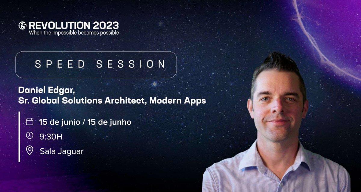 Listo para despegar, a toda velocidad y aterrizar, Daniel, ya está preparado para formar parte de la expedición espacial🚀

#F5CyberProtectors #F5 #Event #Tour #LATAM #Cybersecurity #Ciberseguridad #Speakers #Sessions
 bit.ly/3WEBqXr