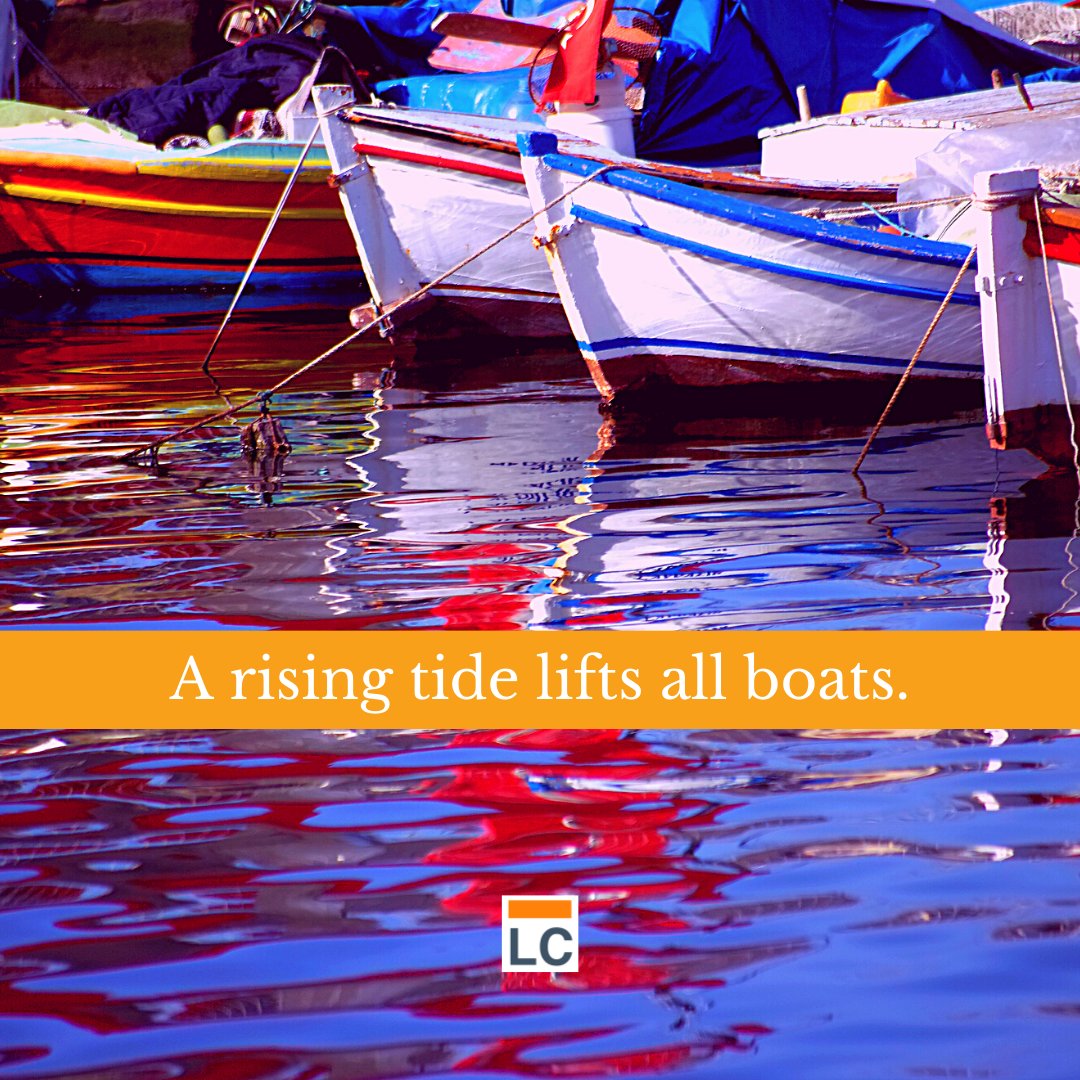 🙌🌟A rising tide lifts all boats.#NonprofitMarketing #NonprofitBranding