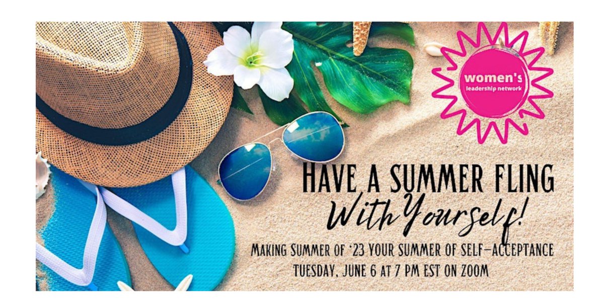 FawnGermer's tweet photo. The Women's Leadership Network's got your pre-summer intervention: the 7 Secrets of Self-Acceptance.  Be happy RIGHT NOW! Join our web event Tuesday, June 6! Save $10 off admission with code SUMMER. #selfesteem #selfconfidence #selfimprovement 

https://t.co/7HE44OblLk https://t.co/OeAeM4CUS1