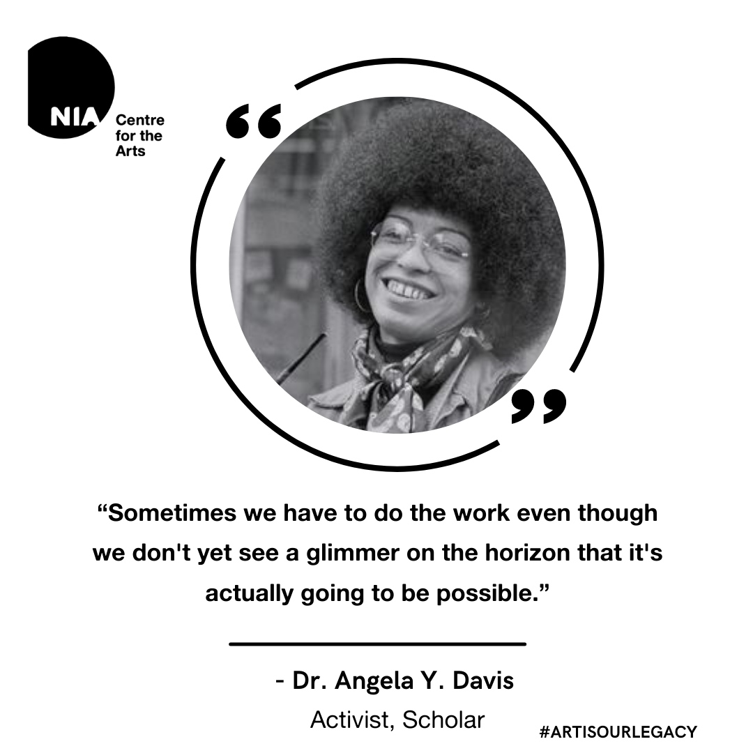 These words by Dr. Angela Y. Davis are keeping us hopeful today 🖤 #AngelaDavis #MidweekMotivation