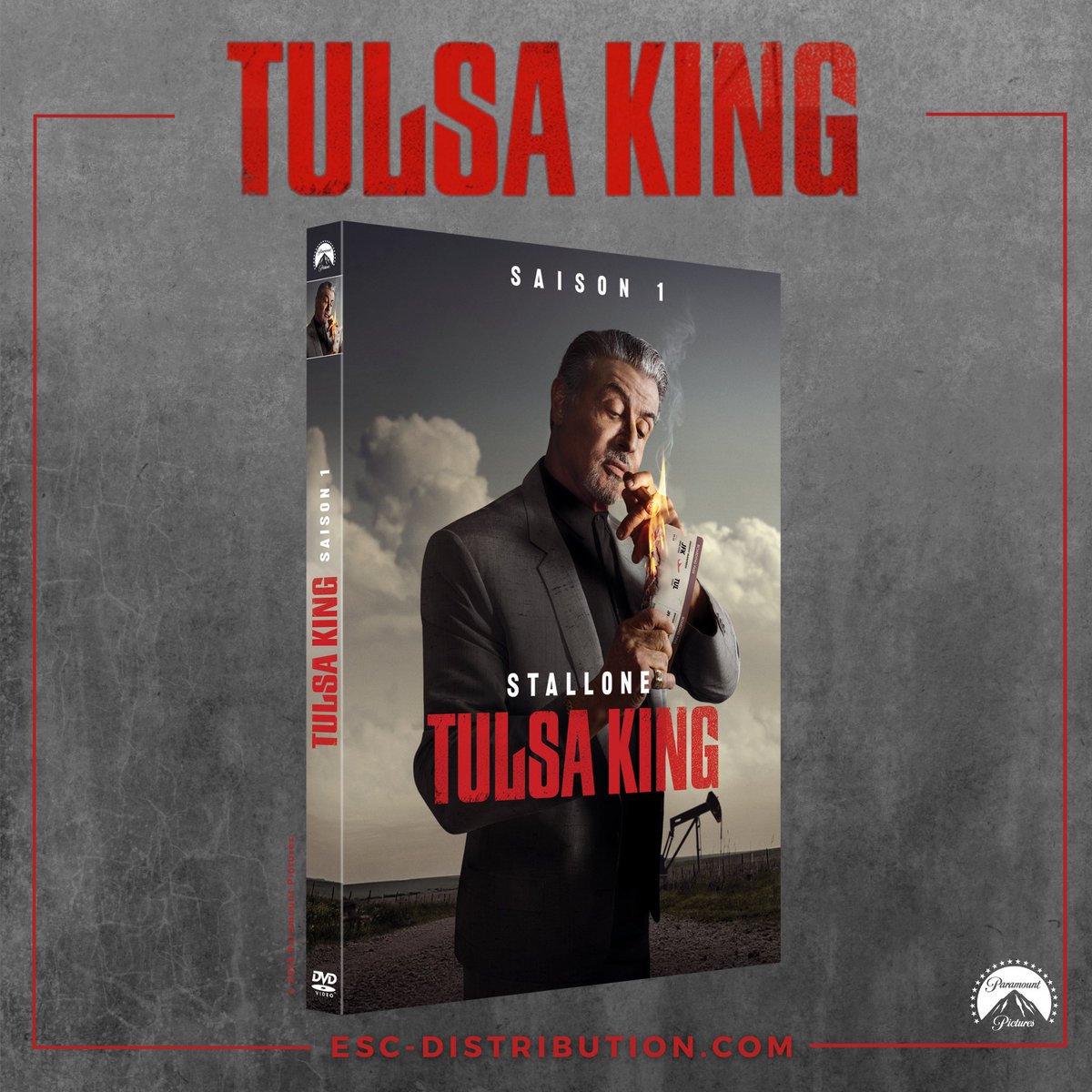ESC_Films_'s tweet photo. ⭕ Retrouvez le grand Sylvester Stallone dans la peau du chef de la mafia Dwight Manfredi, en précommandant la saison 1 de Tulsa King en DVD ! 
👉 Remise de 10% en le précommandant :  https://t.co/o3Rpnk3fo2

#TulsaKing #SylvesterStallone #AndreaSavage #PARAMOUNT https://t.co/r0vXYcpVXA