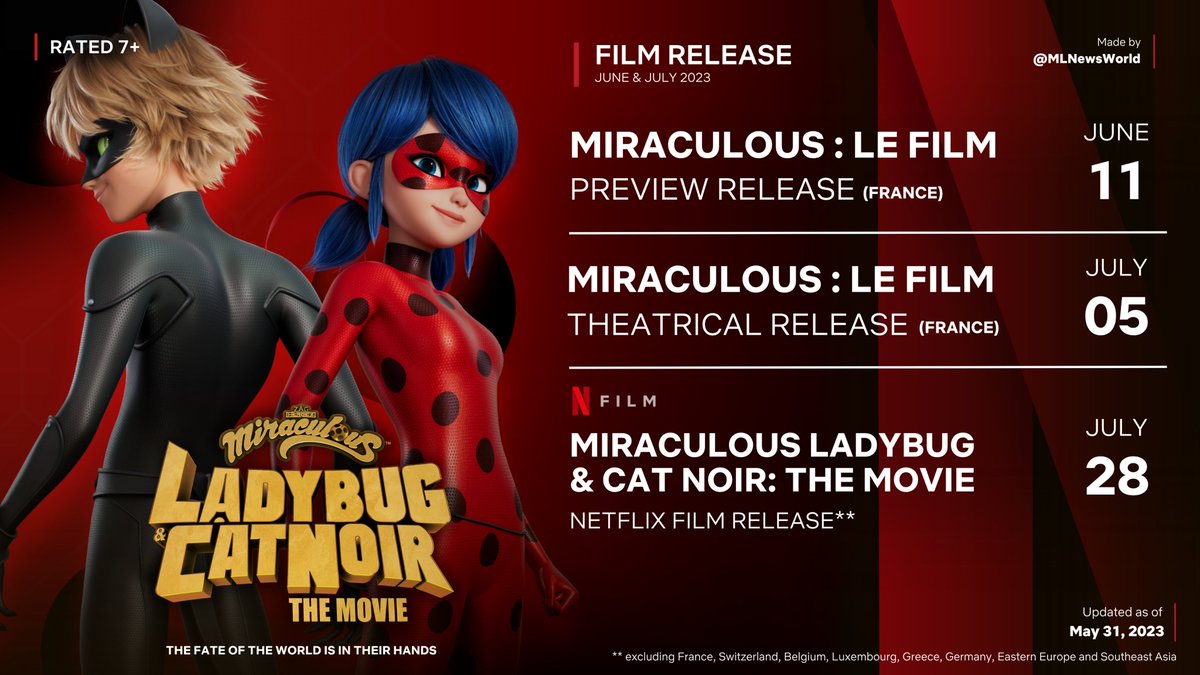 🐞 Miraculous Film Releases 🎬
#MiraculousAwakening #MiraculousLeFilm