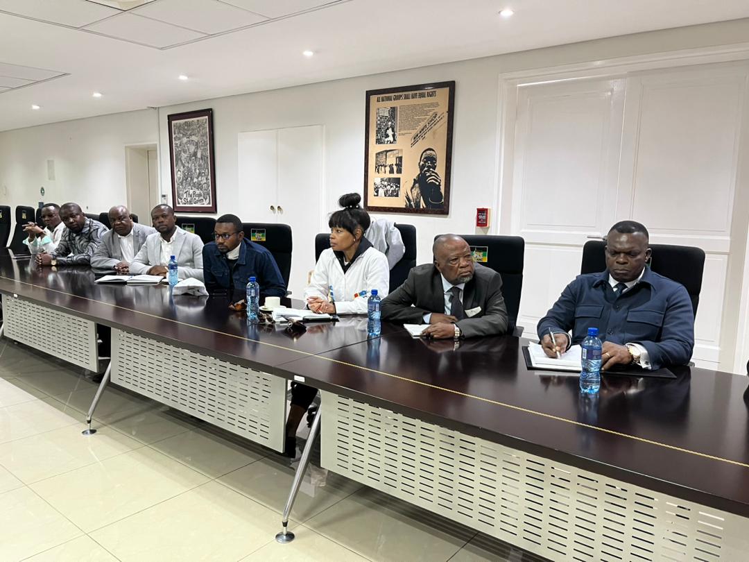 BiemeMayo's tweet photo. ANC &amp; UDPS | Tshisekedi au Quartier Général de l' African National Congress https://t.co/NmgqzF028x