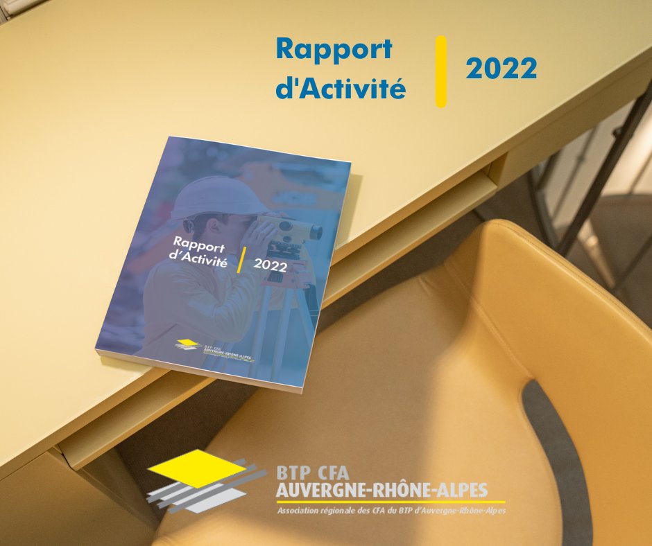 Notre Rapport d'Activité 2022 est sorti.

Retrouvez notre activité, nos rapports financiers et de nombreuses informations sur l'année 2022 de BTP CFA AURA sur ce lien : calameo.com/read/007295936…