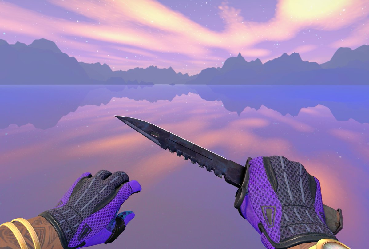 YabyyCS's tweet image. 🥶New Pickup🥶

- M9 Bayonet | Glacier (628)

With this pickup, I now have a full complete glacier collection! Fun fact about this M9 glacier: it was the first discovered, named pattern and to have appeared in introvert&apos;s video.

(📸:@ZeusperCS)