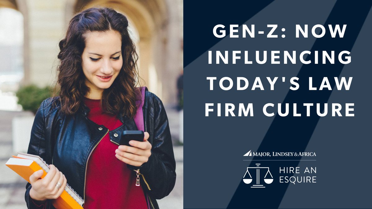 Gen-Z is now entering the legal profession, bringing new perspectives and expectations. Major, Lindsey & Africa's newest survey report looks at this generation's view of the practice of law. Can you relate? bit.ly/427Ytek
#mlaglobal #genz #lawfirms #workplaceculture