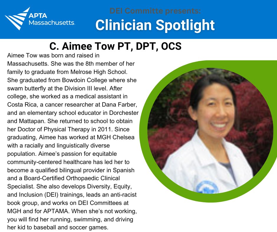Dr. Tow has prioritized equity through her education, her patient interactions, professional development, and leadership. Celebrating Asian Pacific American Heritage Month