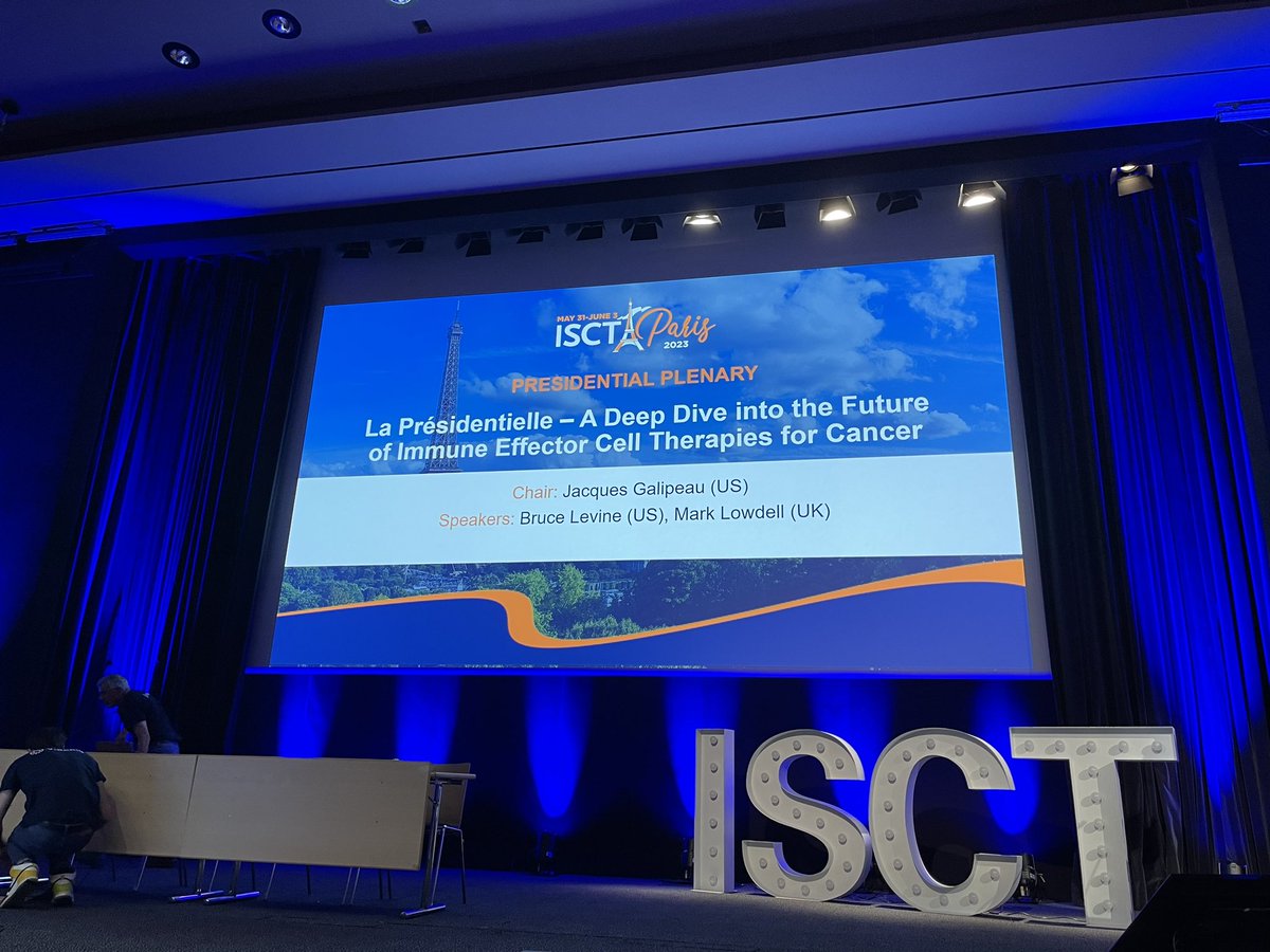 Ready for plenary @ISCTglobal #ISCT2023 #paris