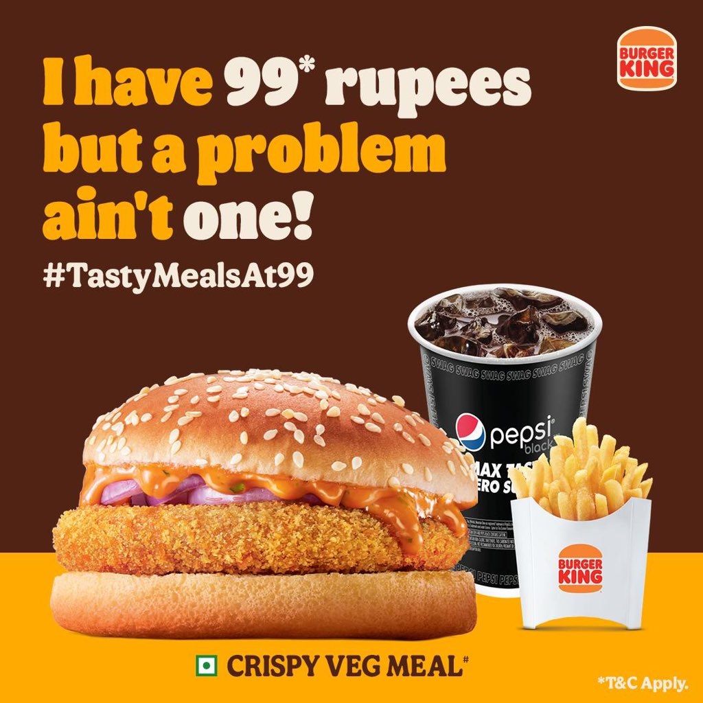 BurgerKingIndia on Twitter "Problems toh sab ke paas hai, it’s all