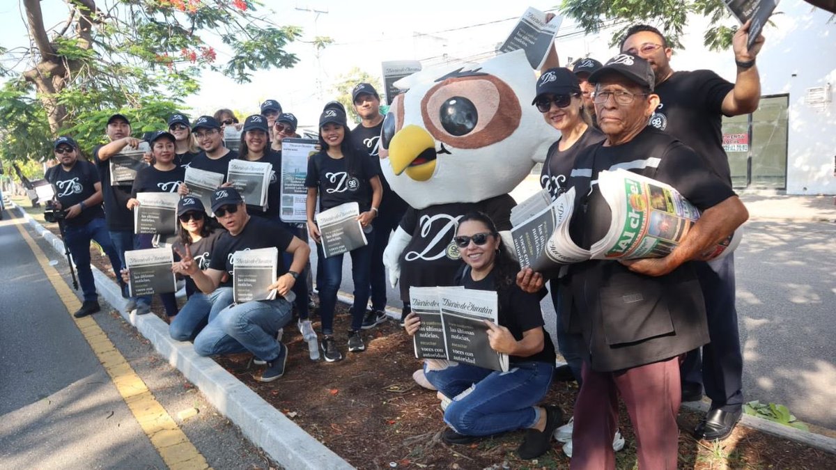 CeciliaPatronL's tweet photo. Muchas felicidades a todo el gran equipo del @DiariodeYucatan por cumplir 98 años informando a todo #Yucatán. https://t.co/6D4I59dcEI