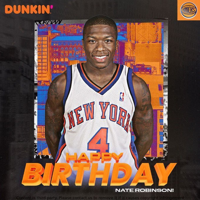Happy bday to Nate Robinson, 3x Slam Dunk champ!     