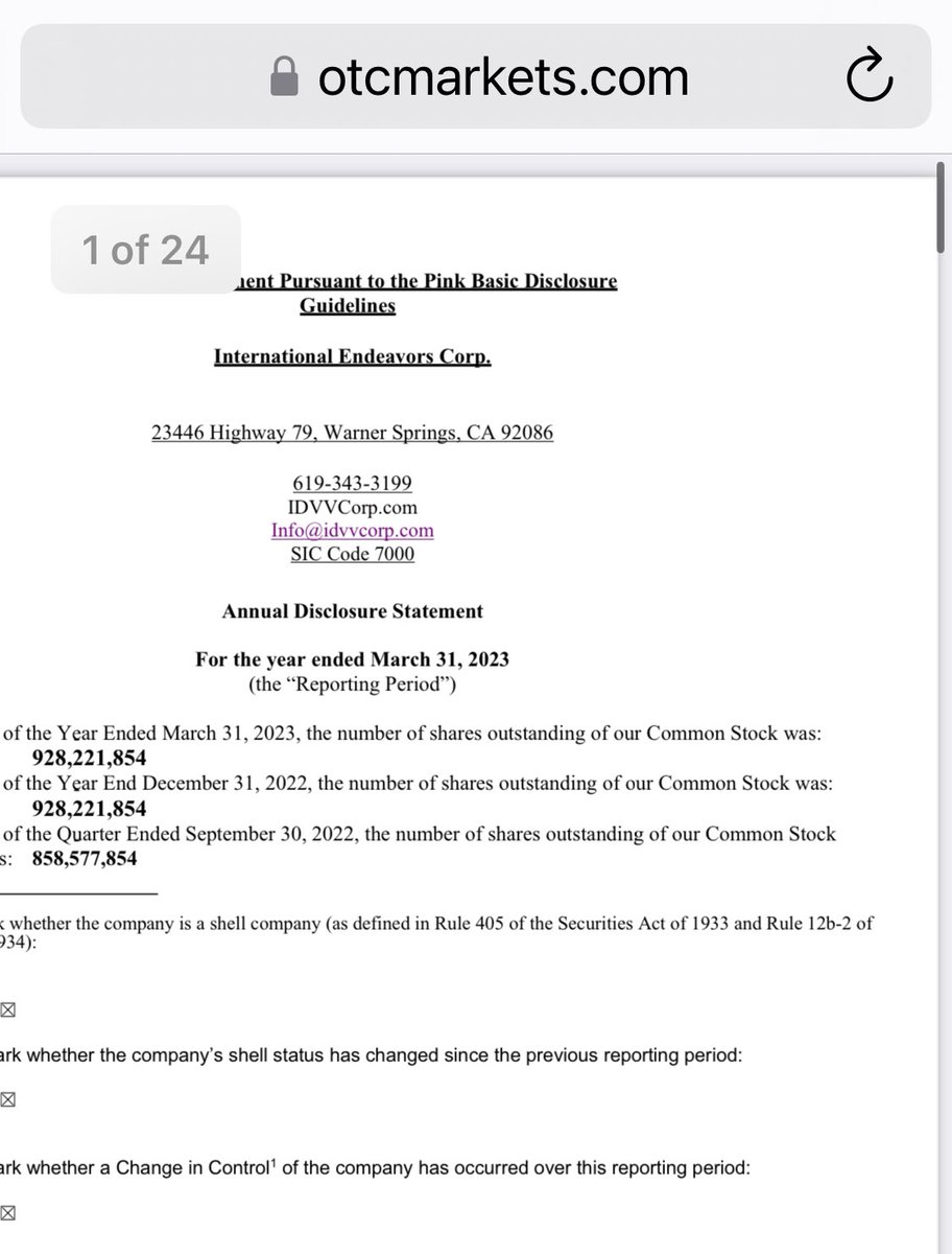 Trades44rs's tweet photo. @linzy_long_hold $IDVV looks like a 20 million share reduction since March filing. #alwaysnice https://t.co/dooI40jUZq