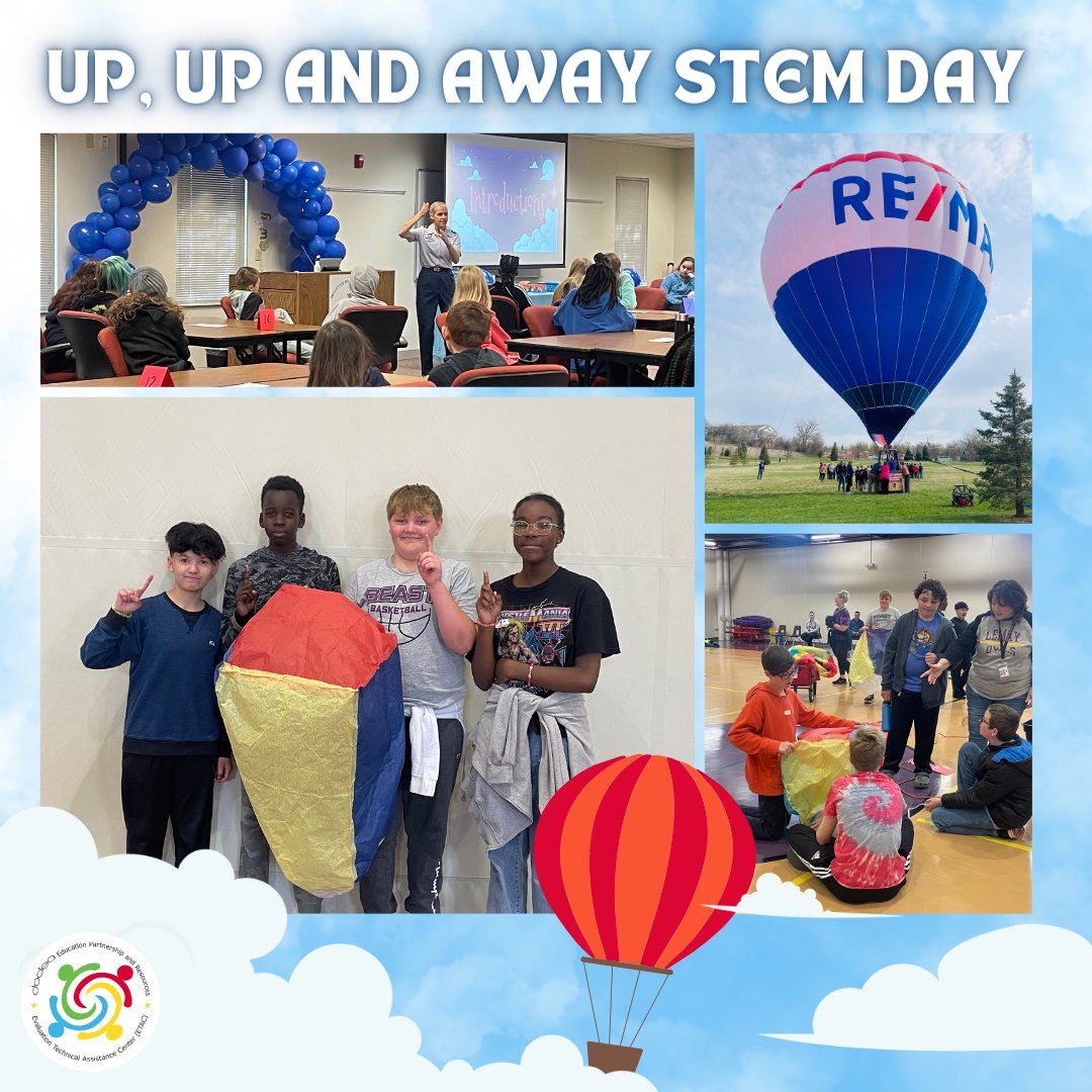 dodeagrants's tweet photo. @kaylakill123 shared Bellevue Public Schools #DoDEAgrant event called Up, Up, and Away. Their 6th-grade students had the chance to make hot air balloons in a small group. This allowed the students to work on #collaboration and #teamwork skills. Then, it was launch time! ๐๐ https://t.co/nflJK7aCGk