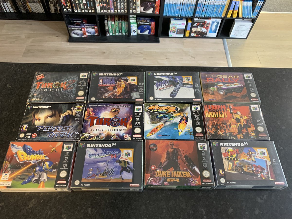 NEW IN

A great selection of N64 games! All are complete apart from Hydro Thunder (but I have a manual on the way).

#retroshop #retrogaming #retrogamingcommunity #xbox #playstation #sega #nintendo #atari #retrotoys #toys #leighonsea #southend #essex