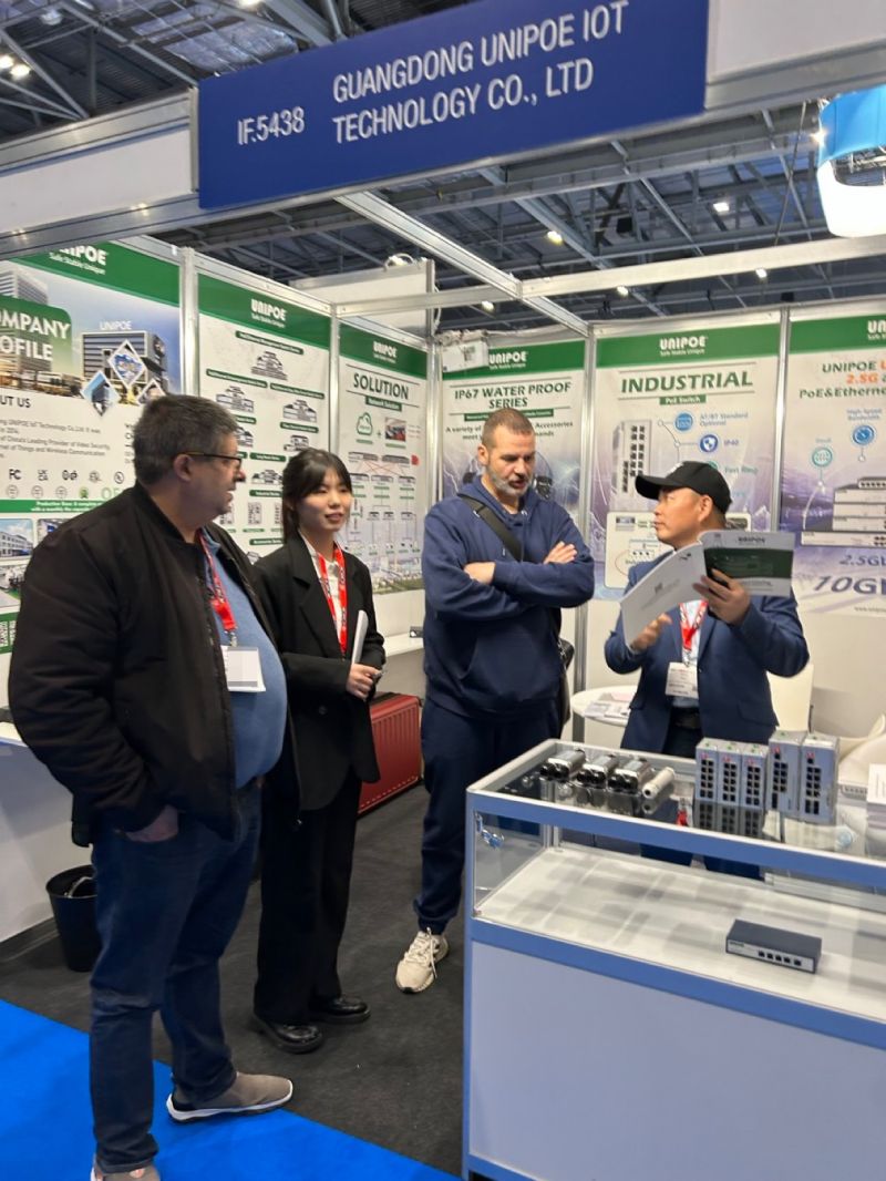 Congrats on the successful conclusion to SECON, Global Sources and IFSEC shows! 👏📷📷#UNIPOE#SECON #global sources #IFSEC #exhibition #trade #show #switch #PoE #Industrail #Long Reach #LCD visible  #booth #security #IOT