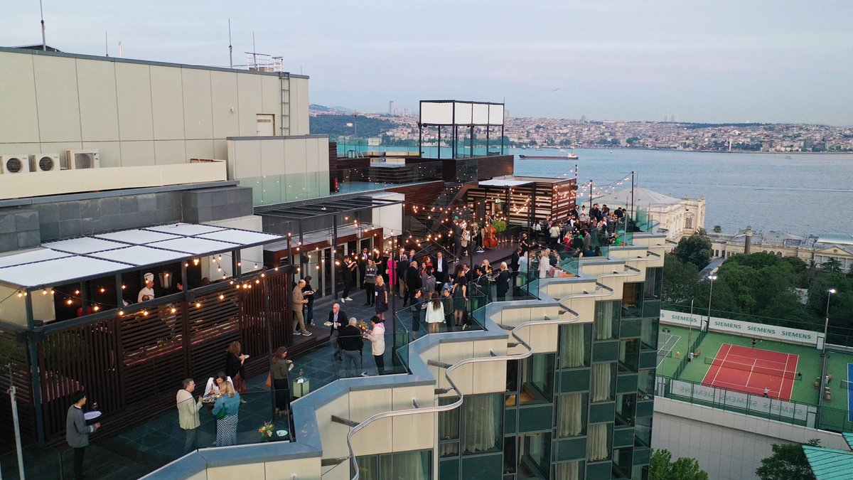 International Academy Day in Istanbul, hosted by Ay Yapim kicked off today in style with a Welcome Cocktail on a rooftop overlooking the Bosphorus.