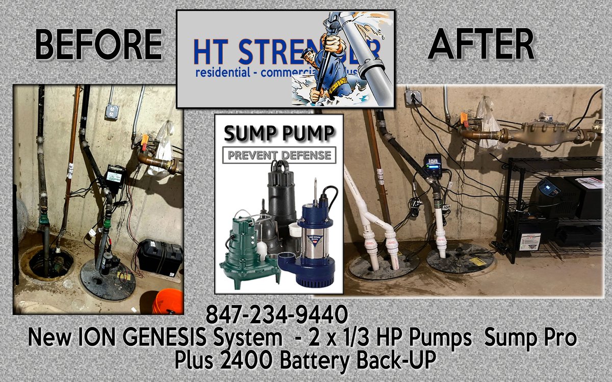 Genesis Series 2400 Battery Back-up with Dual  Ion 1/3 hp pumps. Overflow and Power Failure MAX-Protection from Water  Damage.
#genesis #battery #overflow #power #backup #waterdamage #batterybackup #libertyville #greenoaks
847-234-9440
ow.ly/Kw8p50BrvMy