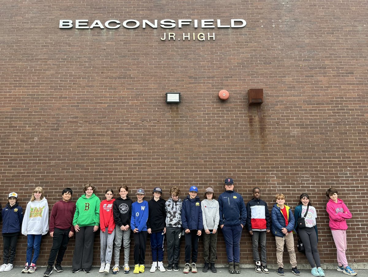 The Grade 6s had a visit to Beaconsfield Junior High today! Thanks for having us Beaconsfield!  <a href="/bjhsaxons/">Beaconsfield Jr.High</a> <a href="/stmaryselem/">St Mary's Elementary</a> <a href="/PennyPinsent/">Penny Pinsent</a>